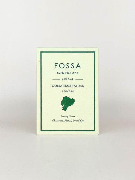 Fossa Chocolate Costa Esmeraldas, Ecuador 80%